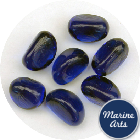 7457-P8 - Craft Pack - Glass Stones - Dark Blue